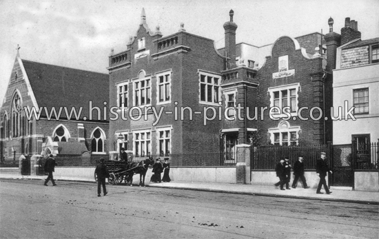 Lady Holles' School, Mare Street, Hackney, London. c.1909.